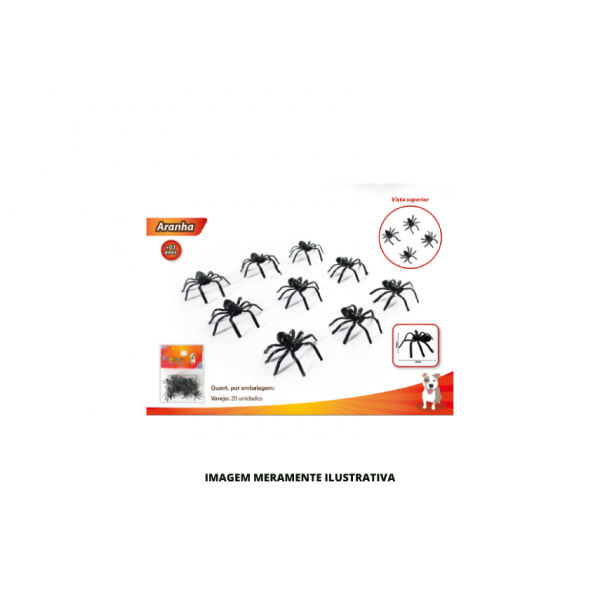 BRINQUEDO - PANDORA - ARANHA - PCT20
